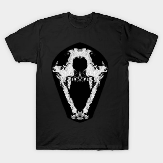 Wolf Skull T-Shirt by Viking_Studio